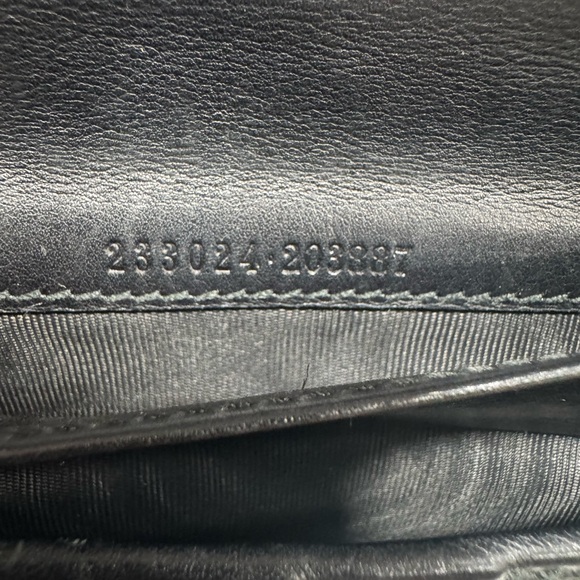Authentic Gucci Black Guccissima Leather Continental Wallet - Picture 9 of 13